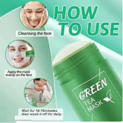 Luipui new green tea claying mud stick for anti acne pimples(40 g)