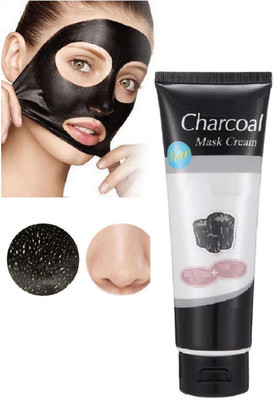 nn soft and smooth look perfect new charcoal mask long lasting look pack of 1(130 g)