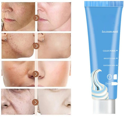 REIMICHI Ultra Cleansing Mask Ice Cream Mask Moisturizing Sleeping Gel Mask(120 ml)