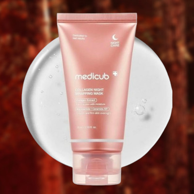 Deeparth MediKub Collagen Wrapping Hydrating Night Mask - Peel Off Skin Care(75 ml)