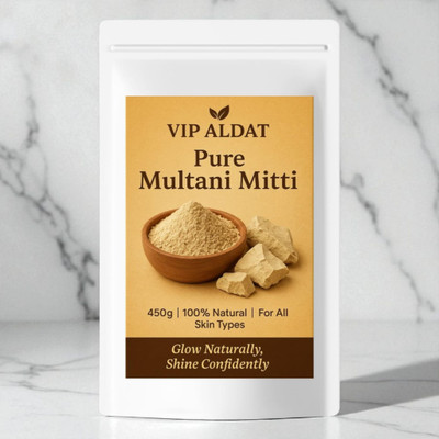 VIP ALDAT Pure Multani Mitti – Natural Herbal Glow & Smooth Pack(450 g)