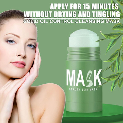 Luipui best green tea deep cleansing mud stick pack of 1(40 g)