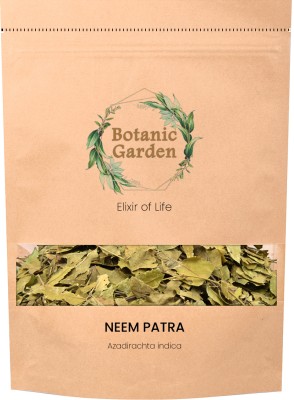 botanic garden Pure Azadirachta indica Organic Raw Herb| Indian lilac | Neem Leaf - 100gram(100 g)