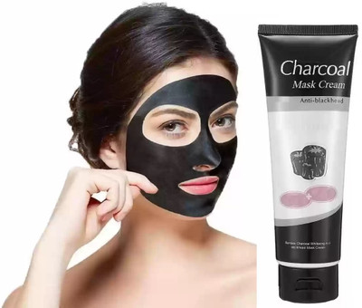 FELICECHIARA Mask Charcoal Face Mask for Acne for men & women with natural glow(130 ml)