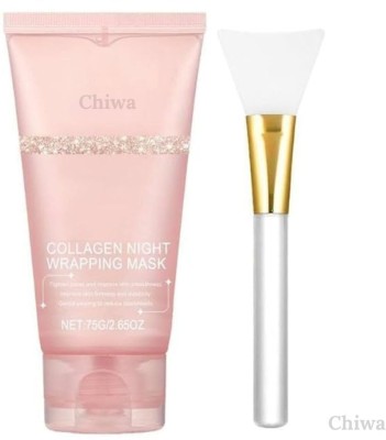 CHIWA Collagen Peel Mask | Skin Glow Boost, 75ml + Applicator Brush(75 ml)