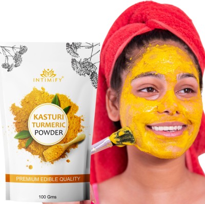 INTIMIFY Kasturi Manjal Powder, Wild Kasturi Turmeric Powder, Kasturi Haldi For Face(100 g)