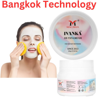 MACARIA IVANKA Express Radiance DeTan Power Face Pack Mask 3 in 1(500 g)