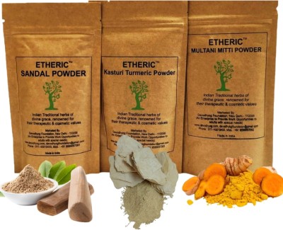 Etheric Combo Pack for Glowing Skin Powder (100 Grams Each)(300 g)