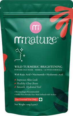 mi nature Wild Turmeric Brightening Face Mask - 100g(100 g)