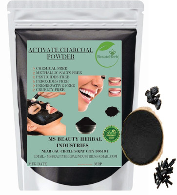 Beautoherb pure Natural Charcoal Powder for face pack smooting(400 g)