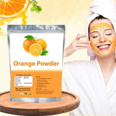 Aktivemusli Orange Peel Powder Skin Whitening, Face mask & Skin Care deep cleaning skin(100 g)