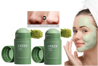 Libline Green Tea Stick Mask Purifying Clay, Face Moisturizer, Oil Control(80 g)