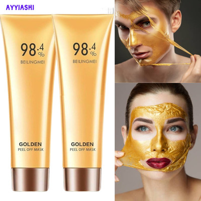 AYYIASHI 24K Gold Peel-Off Mask - Reduces Fine Lines & Restores Radiance(120 ml)