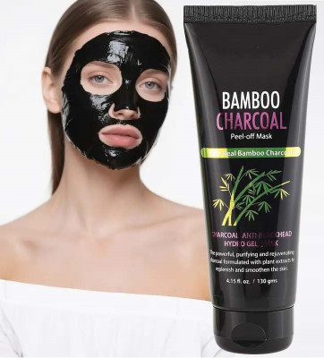 MYEONG Charcoal Peel-Off Mask for Smooth, Blemish-Free Skin Peel Off Mask(130 g)