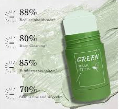 Luipui trending green tea face mask mud pack of 1 long lasting(40 g)