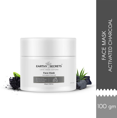 EARTHY SECRETS Activated Charcoal Face Mask(100 g)