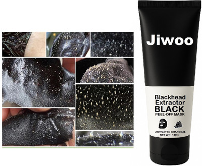 Jiwoo Charcoal Peel Off Mask For Oily & Dirt Free For Glowing Skin(130 g)