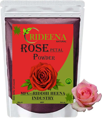 Rideena Natural Rose Petal Powder for face pack smoot | Rose Petal(200 g)