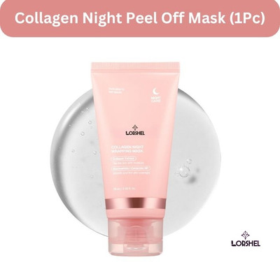 LORSHEL Collagen Night Wrapping Peel Off Mask Collagen Firming Facial(75 ml)