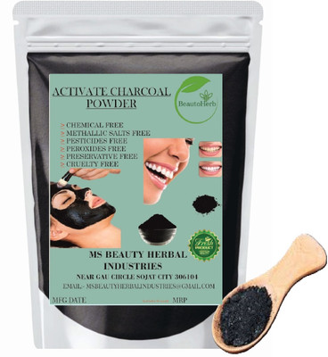 Beautoherb Natural Charcoal Powder for face pack new face(400 g)