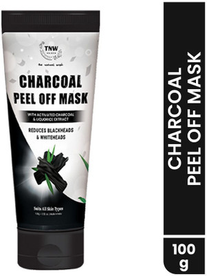 TNW - The Natural Wash Charcoal Peel Off Mask | Blackheads & Tanning | Activated Charcoal(100 g)