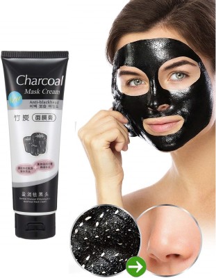 THTC Activated Charcoal Peel Off Mask for Blackheads Removal, Deep Cleansing(100 g)