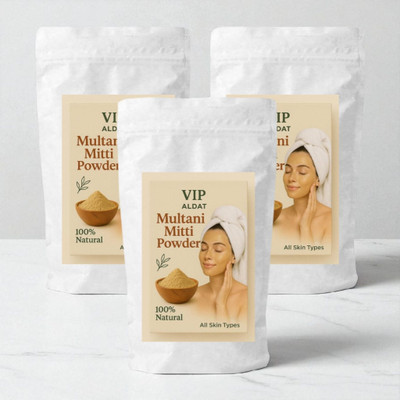 VIP ALDAT Multani Mitti GoldTouch Herbal Radiance Boost & Brightening Face Mask(450 g)