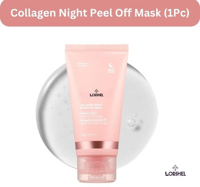 LORSHEL Collagen peel off mask orignal Collagen Overnight Solution(75 ml)
