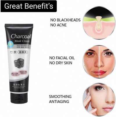 CHARCOAL PEEL OFF MASK For Even Texture and Oil Control(130 ml)