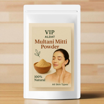 VIP ALDAT Organic Multani Mitti – Pimple-Free Glowing Skin(400 g)