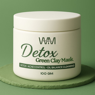Winym Glowing Skin Mask | Gentle Green Clay Formula(100 g)