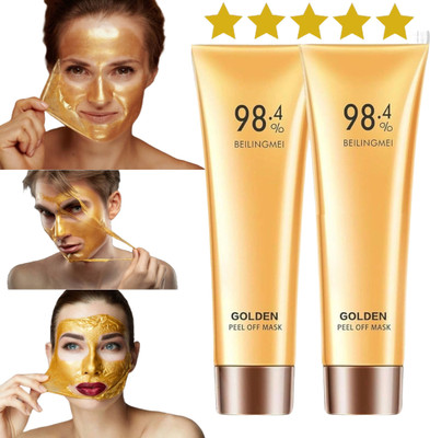 AYYIASHI Gold Peel-Off Mask for Blackhead Removal and Instant Brightness(120 ml)