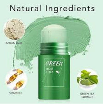 Luipui latest green tea mud clay stick for deep cleansing(40 g)