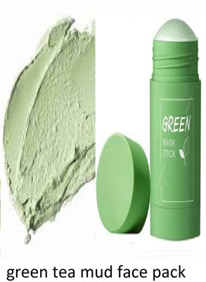Luipui LATEST GREEN TEA MUD FACE PACK LONG LASTING PACK OF 1(40 g)