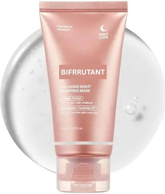 BIFRRUTANT Collagen Night Wrapping Peel Off Mask for Glow Overnight Care(75 ml)