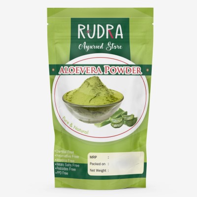 Rudra Pure Natural Herbal & Fresh - Aloe Vera Powder 200g (Pack of 1) (100 g)(100 g)