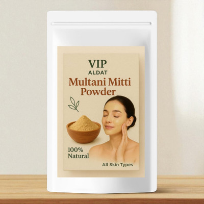 VIP ALDAT Ayurglow Multani Mitti with Pure Plant-Based Care for Bright, Healthy Skin(450 g)