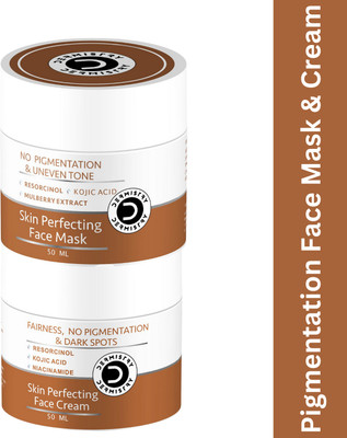 DERMISTRY Kojic Acid Pigmentation Cream & Mask Pack Instant Uneven Dull Skin Tan Removal(100 ml)