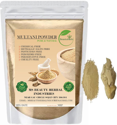 Beautoherb pure Natural Multani mitti Powder for face pack for face(400 g)
