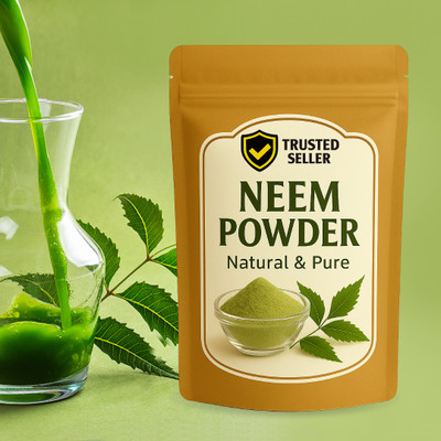 ShakalyaVeda Organic Neem Herbal Powder 100gm – Natural Face Pack & Dandruff Control Remedy(100 g)