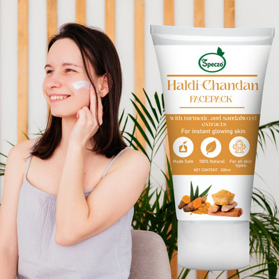 speczo Haldi Chandan Face Pack To Remove Tanning & Dirt\ Glowing Complexion\ Men Women(200 ml)