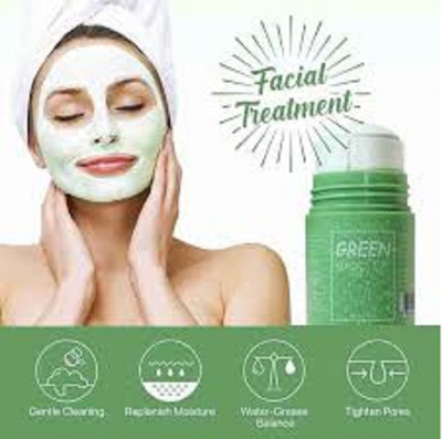 Luipui Green Tea Cleansing Mask Stick for Face Black Head 40G(40 g)