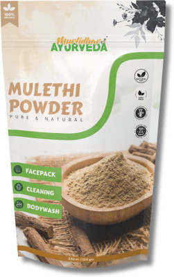 Murlidhar Mulethi Powder (Licorice) for Face Pack | Skin Brightening & Tan Removal(100 g)