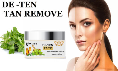 Wiffy Face Cleansing De-Tan Face Pack for Glowing Skin(50 ml)