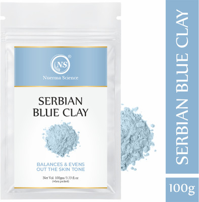Nuerma Science Serbian Blue Clay Powder | Face Mask | Face Pack(100 g)