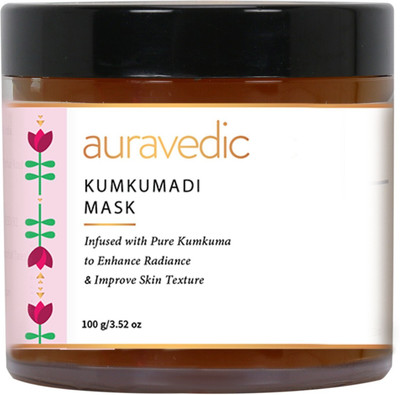 AURAVEDIC Kumkumadi Mask 100gm. Detan face pack with Tailam For Glowing Skin(100 g)