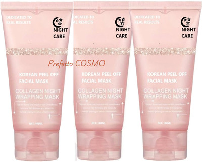 Prefetto COSMO Collagen Mask Trio for Skin Rejuvenation & Hydration(300 ml)