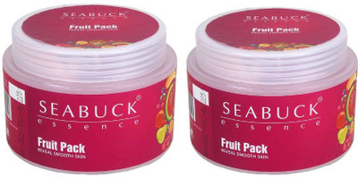 Seabuck Essence Fruit Face Pack for Smooth Skin Pack of 2(200 g)
