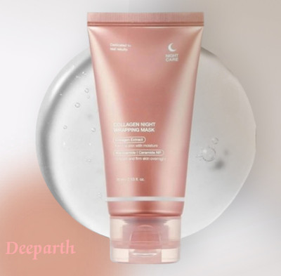 Deeparth MediKub Night Collagen Wrap Mask - Hydrate, Firm & Glow While You Sleep (Pack-1)(75 ml)