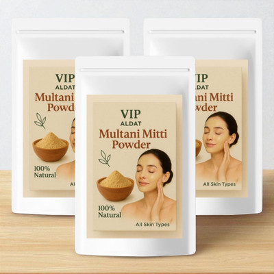 VIP ALDAT Multani Mitti Advanced Pure Radiance Skin Care With Natural Mineral Essence(450 g)